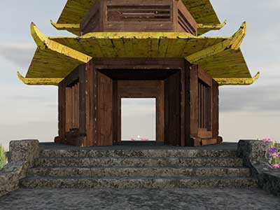 3D Environment - Temple
